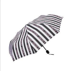 Victorias Secret LOGO Compact Umbrella Black/White